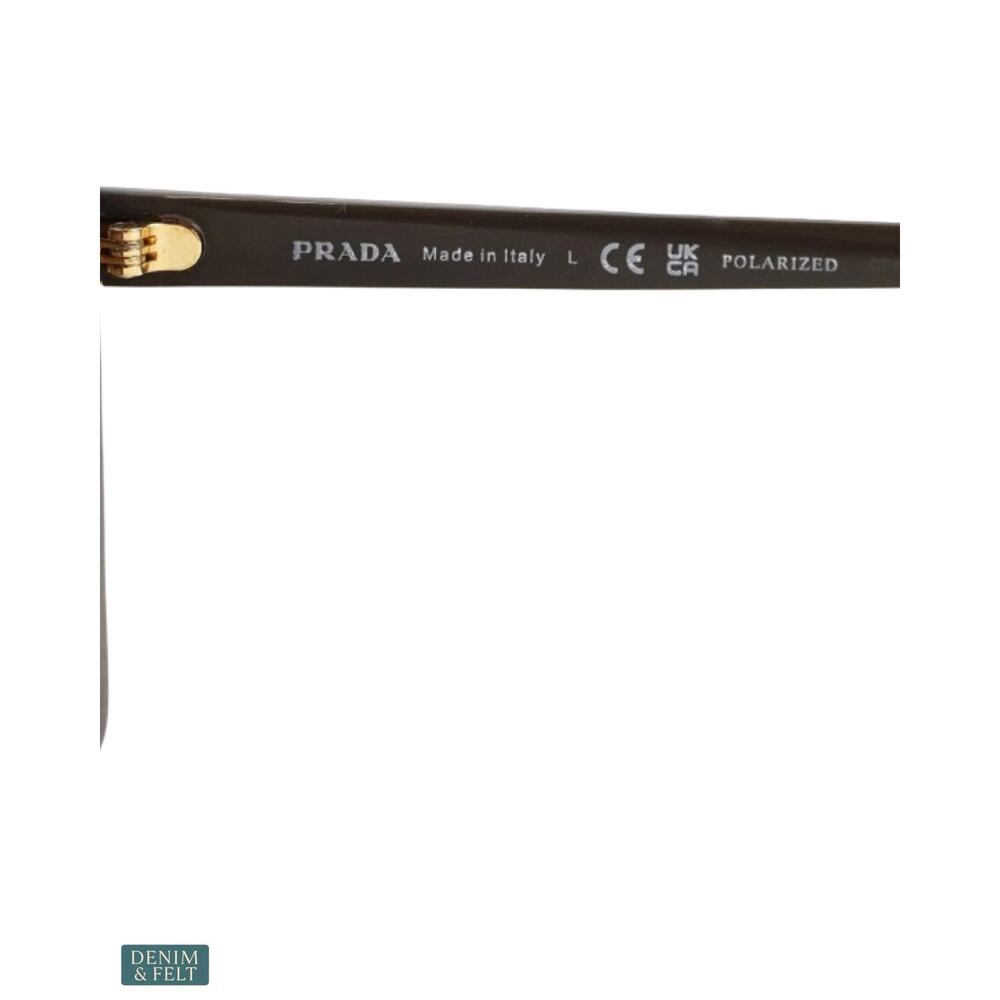 NEW Prada PR 23ZS Loden Brown Gradient Polarized Sunglasses Luxe Glam Luxury - Picture 11 of 15